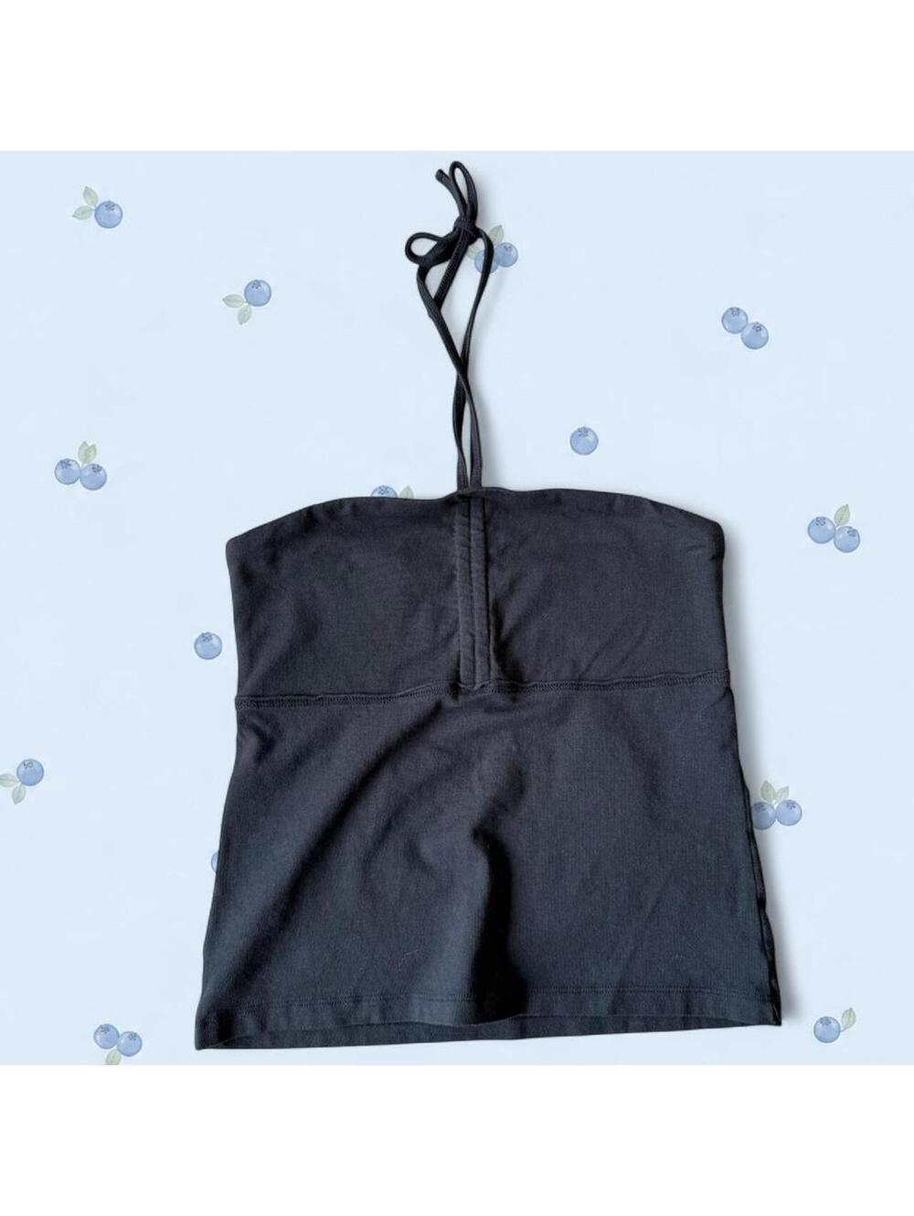 Brandy Melville black halter top